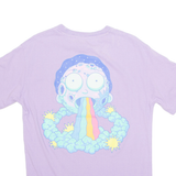 PULL&BEAR Rick & Morty Mens T-Shirt Purple M