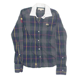 LA MARTINA Womens Shirt Blue Check Long Sleeve XL