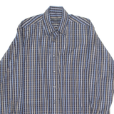 RENATO CAVALLI Mens Shirt Black Check Long Sleeve S