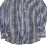 RENATO CAVALLI Mens Shirt Black Check Long Sleeve S