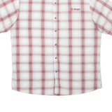 SHERPA Mens Shirt White Check 2XL