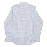 JOOP Mens Shirt White Check Long Sleeve L