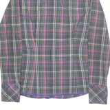 HILFIGER DENIM Womens Shirt Grey Check Long Sleeve M