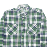 FREESTYLE Mens Shirt Green Check Long Sleeve XL