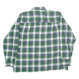 FREESTYLE Mens Shirt Green Check Long Sleeve XL