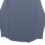 CALVIN KLEIN Mens Shirt Blue Striped Long Sleeve M