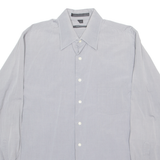 DKNY Mens Plain Shirt Grey Long Sleeve L