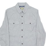 G-STAR Mens Plain Shirt Grey Long Sleeve M