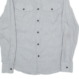 G-STAR Mens Plain Shirt Grey Long Sleeve M