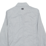G-STAR Mens Plain Shirt Grey Long Sleeve M