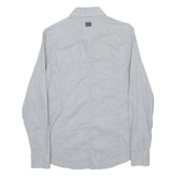 G-STAR Mens Plain Shirt Grey Long Sleeve M