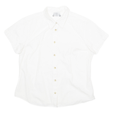 COLUMBIA Womens Plain Shirt White L