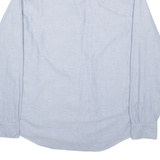 TOMMY HILFIGER Mens Plain Shirt Blue Long Sleeve S