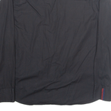 FC BARCOLNA Mens Plain Shirt Black Long Sleeve 2XL