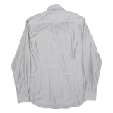 TOMMY HILFIGER Mens Plain Shirt Black Chevron Long Sleeve M