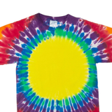 Mens Tie Dye T-Shirt Yellow S