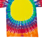 Mens Tie Dye T-Shirt Yellow S