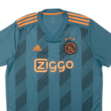 ADIDAS Ajax Amsterdam Tadic Mens Football Shirt T-Shirt Blue V-Neck XL