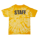 HANES Lizard Mens Tie Dye T-Shirt Yellow M