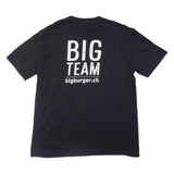 GILDAN Big Burger Mens T-Shirt Black XL