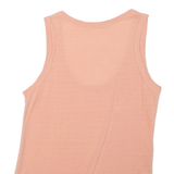 LACOSTE Striped Womens Vest Pink Sleeveless S