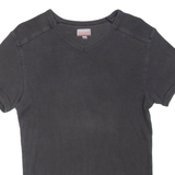TEDDY'S Womens T-Shirt Grey V-Neck M