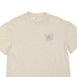 YOURTURN Smiley Sun Womens T-Shirt Cream L
