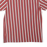 HUF Striped Mens T-Shirt Red L