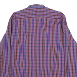 TED BAKER Mens Shirt Purple Gingham Long Sleeve L