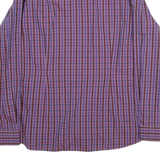 TED BAKER Mens Shirt Purple Gingham Long Sleeve L