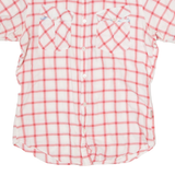 TED BAKER Mens Shirt Red Gingham S