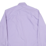 BODEN Mens Plain Shirt Purple Long Sleeve S