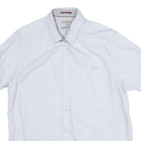 TED BAKER Mens Plain Shirt Blue M