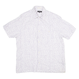 TED BAKER Mens Shirt Purple Polka Dot L