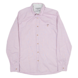 TED BAKER Mens Plain Shirt Pink Long Sleeve M