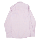 TED BAKER Mens Plain Shirt Pink Long Sleeve M
