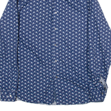 TED BAKER Mens Shirt Blue Floral Long Sleeve M