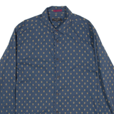 TED BAKER Mens Shirt Blue Long Sleeve M