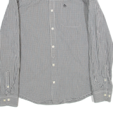 PENGUIN BY MUNSINGWEAR Heritage Slim Fit Mens Shirt Black Gingham Long Sleeve M