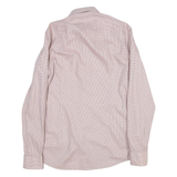 HUGO BOSS Slim Fit Mens Shirt Red Long Sleeve M