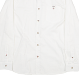 TED BAKER Mens Plain Shirt White Long Sleeve M