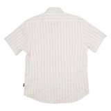 TED BAKER Mens Shirt Cream Striped M
