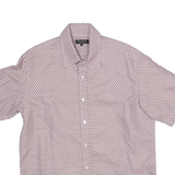 TED BAKER Mens Shirt Red Crazy Pattern M