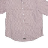 TED BAKER Mens Shirt Red Crazy Pattern M