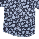 MICHAEL KORS Slim Fit Mens Shirt Blue Floral M