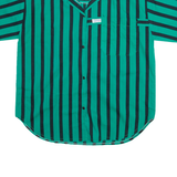 Womens Shirt Green Striped M