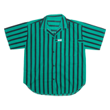 Womens Shirt Green Striped M