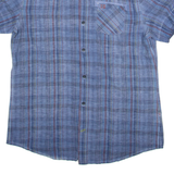 NAPAPIJRI Slim Fit Womens Shirt Blue Check M