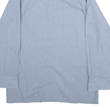 CLUB Mens Shirt Blue Striped Long Sleeve M