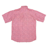 GOODMAN Mens Shirt Pink Floral M